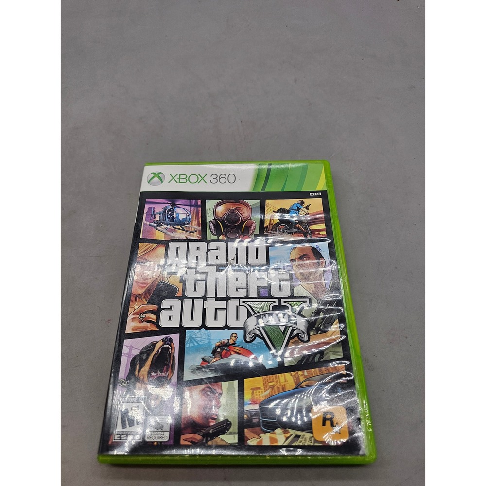 Grand Theft Auto V 5 Xbox 360 Rockstar Games 2-Disc Set Los Santos NTSC